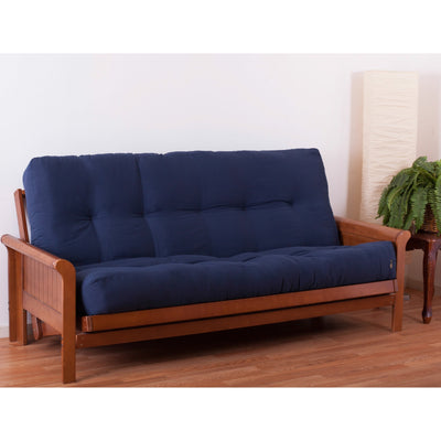 10-inch Thick Twill Futon Mattress (Twin, Full, or Queen)