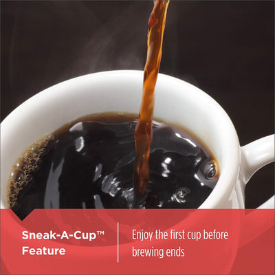 12-Cup Mill and Brew Coffe Maker, CM5000B, 24-Hour Programble, Built-in Grinder, Sneak-A-Cup, Permanent Washable Fitler