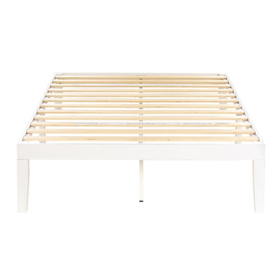 16 Inch Classic Solid Wood Platform Bed Frame in Multiple Finishes