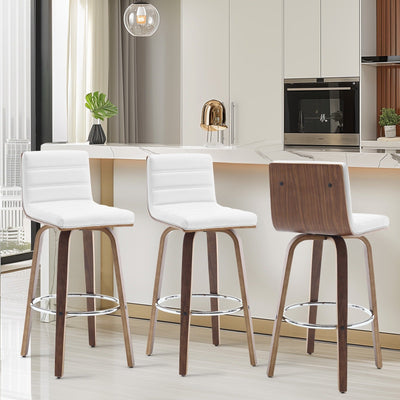 26/29 Faux Leather Swivel Bar/Counter Stools, Set of 2/3