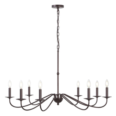 34.75 6-Light Iron LED Chandelier, by JONATHAN Y