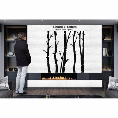 5 Dry Tree Metal Wall Decor for Home and Outside
