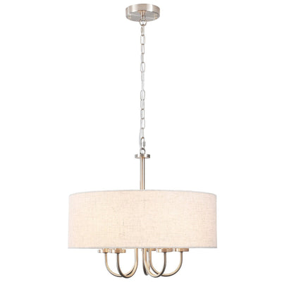 5-Light Modern Semi Flush Mount Ceiling Light for Dining Room Bedrooms Living Room - N/A