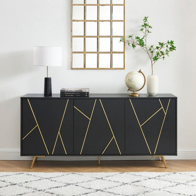 63'' W Wood Buffets and Sideboards Storage Cabinet