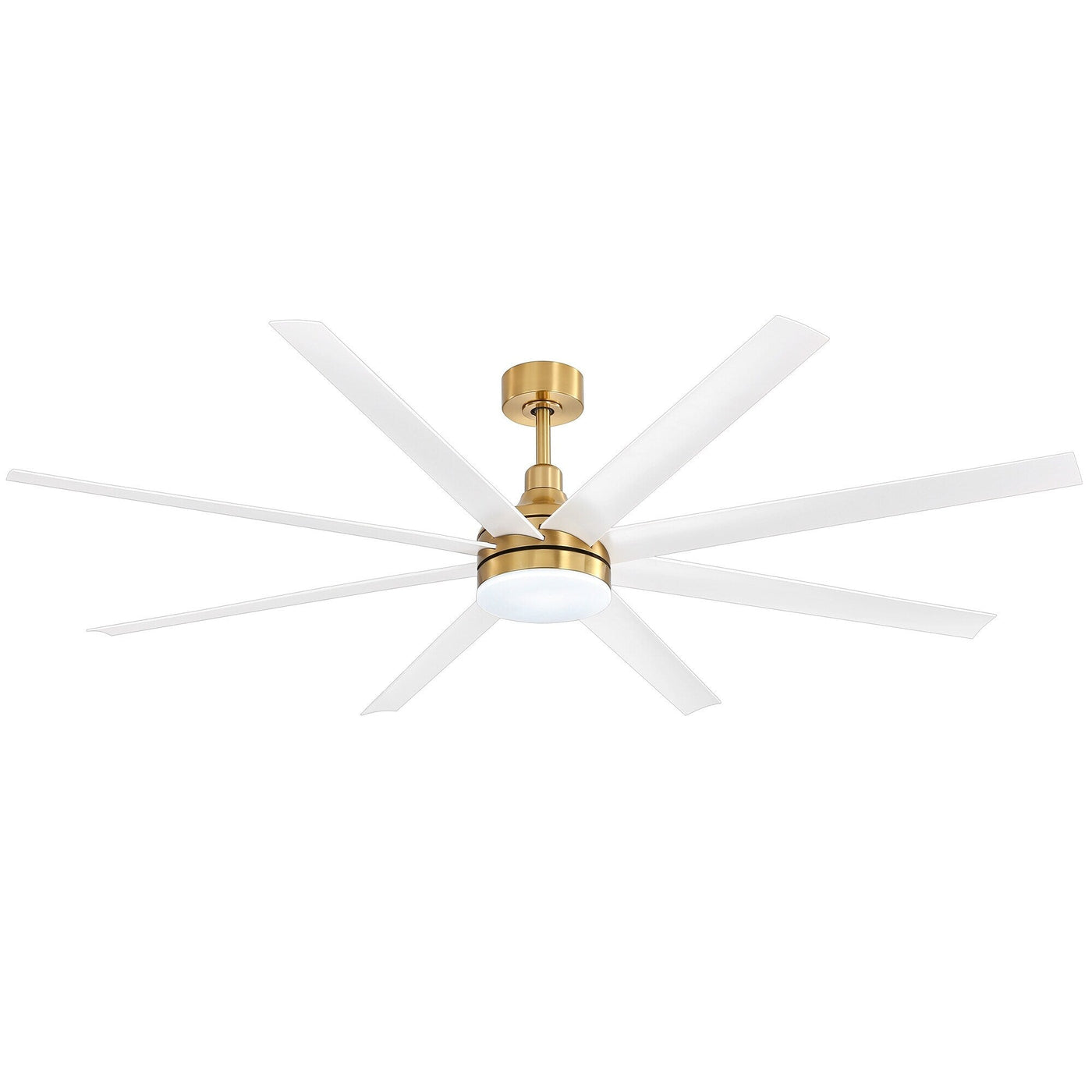 72 Large Ceiling Fans with LED Light Remote Control-8 Blade - 72 Inch