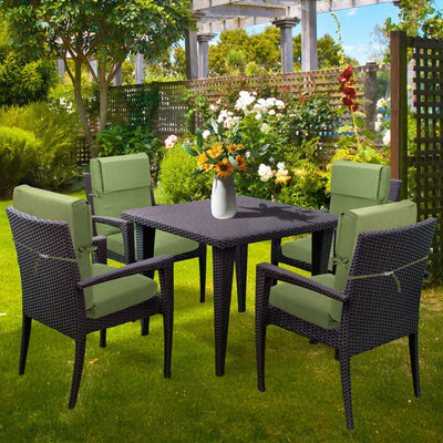 Aoodor Patio High Back Chair Cushions Set of 4, 46x21x4 Inches(Only Cushions)