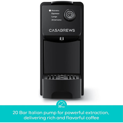 CASABREWS CM7036E 20 Bar Espresso Machine for Nespresso Original Pods