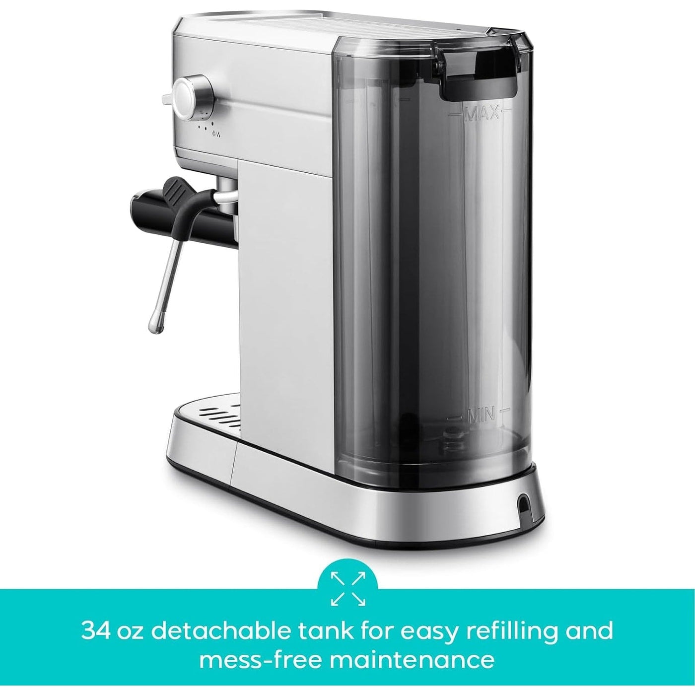 CASABREWS CM5418 Espresso Machine 20 Bar with Milk Frothing Steam Wand