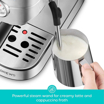 CASABREWS CM5418 Espresso Machine 20 Bar with Milk Frothing Steam Wand