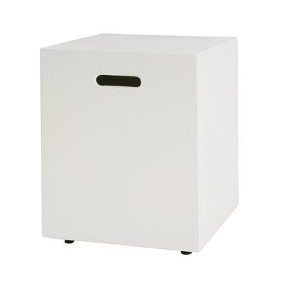 Christopher Knight Home - Aidan Outdoor Lightweight Concrete Tank Holder Side Table