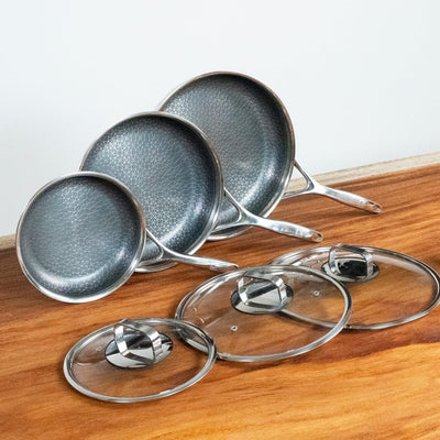 DiamondClad 6pc Hybrid Nonstick Frying Pan Cookware Set