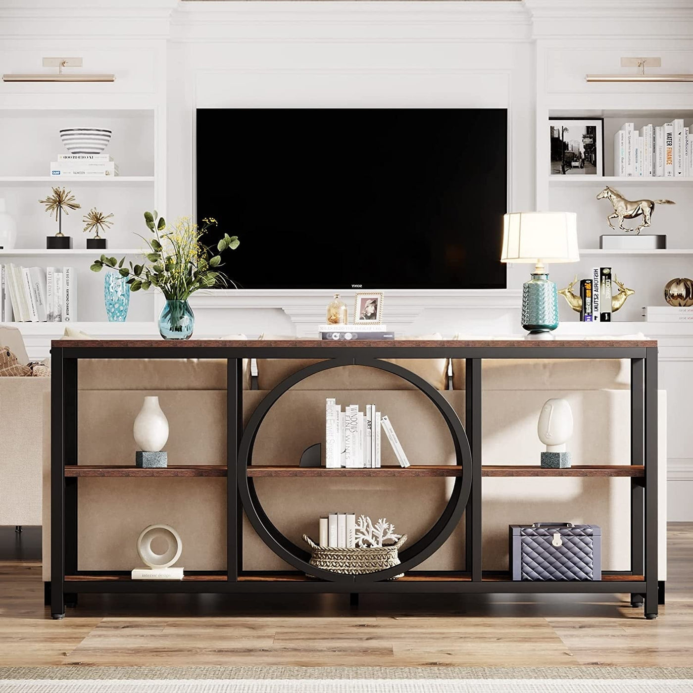 Extra Long Console Table 70.9 inch Narrow Sofa Tables