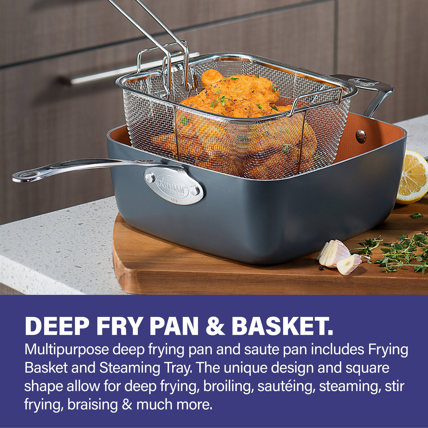 Gotham Steel Pro Hard Anodized 20 Piece Cookware and Bakeware Set