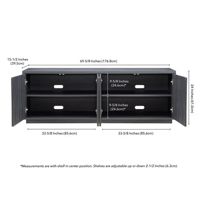 Hanson Rectangular TV Stand for TV's up to 75