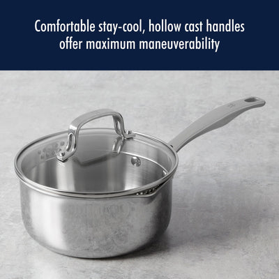 Henckels Clad H3 10-pc Stainless Steel Cookware Set