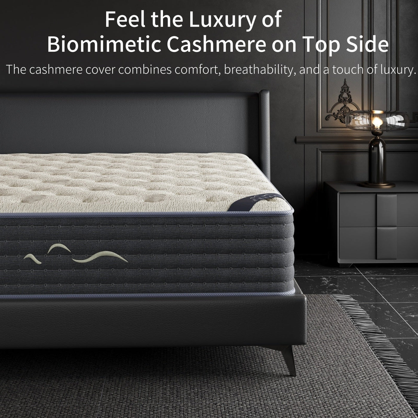 SweDrea 14 in. Luxurious Double-Sided Hybrid Mattress – Medium/Firm with CertiPUR-US, SGS and OEKO-TEX