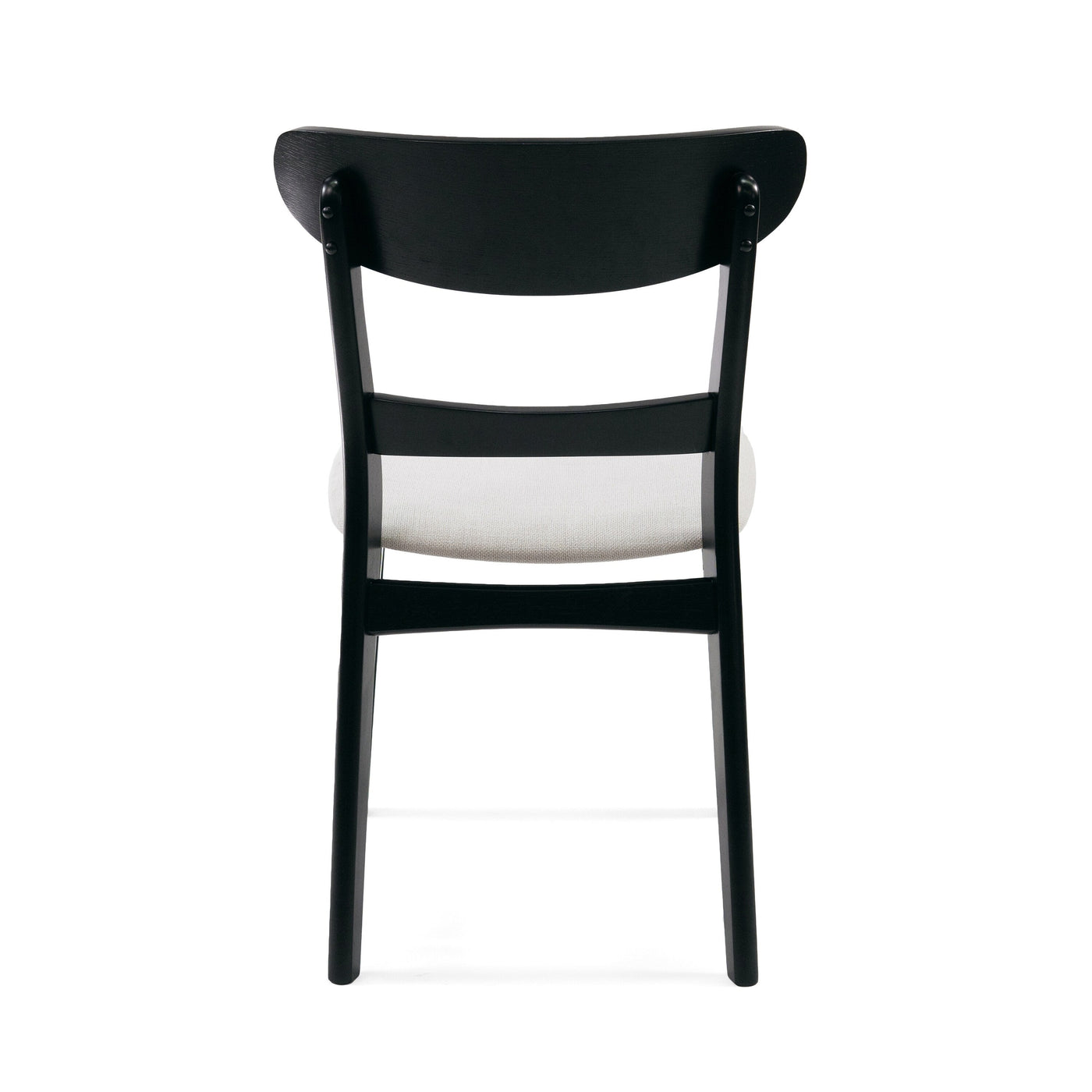 Abrielle Mid-Century Modern Upholstered Rubberwood Dining Chair (Set of 2) by Christopher Knight Home
