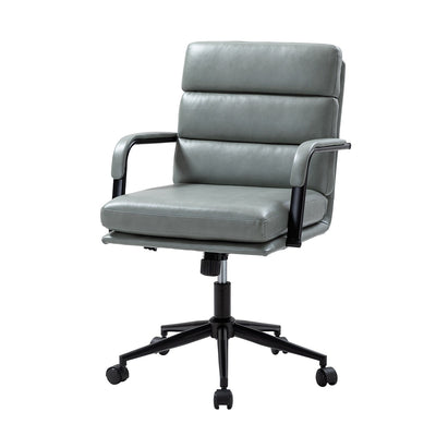 Joseph Modern Task Faux Leather Chair with Tilt Lock and Center Tilt by HULALA HOME