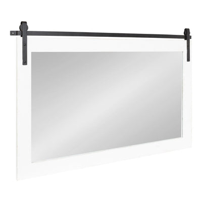 Kate and Laurel Cates Rustic Rectangular Wall Mirror