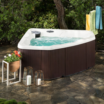 Lifesmart LS300 Plus 2-Person 17-Jet 110v Plug and Play Spa with Underwater LED Light