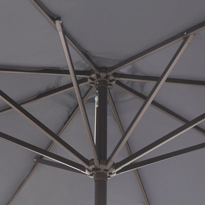 Lopes 9-foot Patio Umbrella with Bronze Finish Base Weight Stand Included