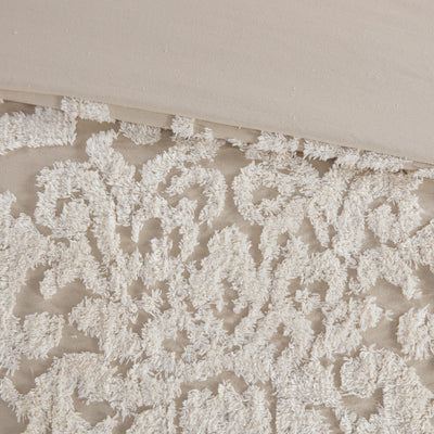 Madison Park Aeriela Tufted Cotton Chenille Damask Comforter Set