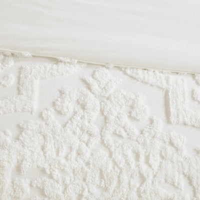 Madison Park Aeriela Tufted Cotton Chenille Damask Comforter Set