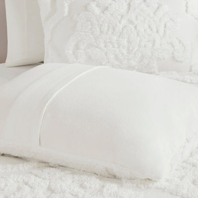 Madison Park Aeriela Tufted Cotton Chenille Damask Comforter Set