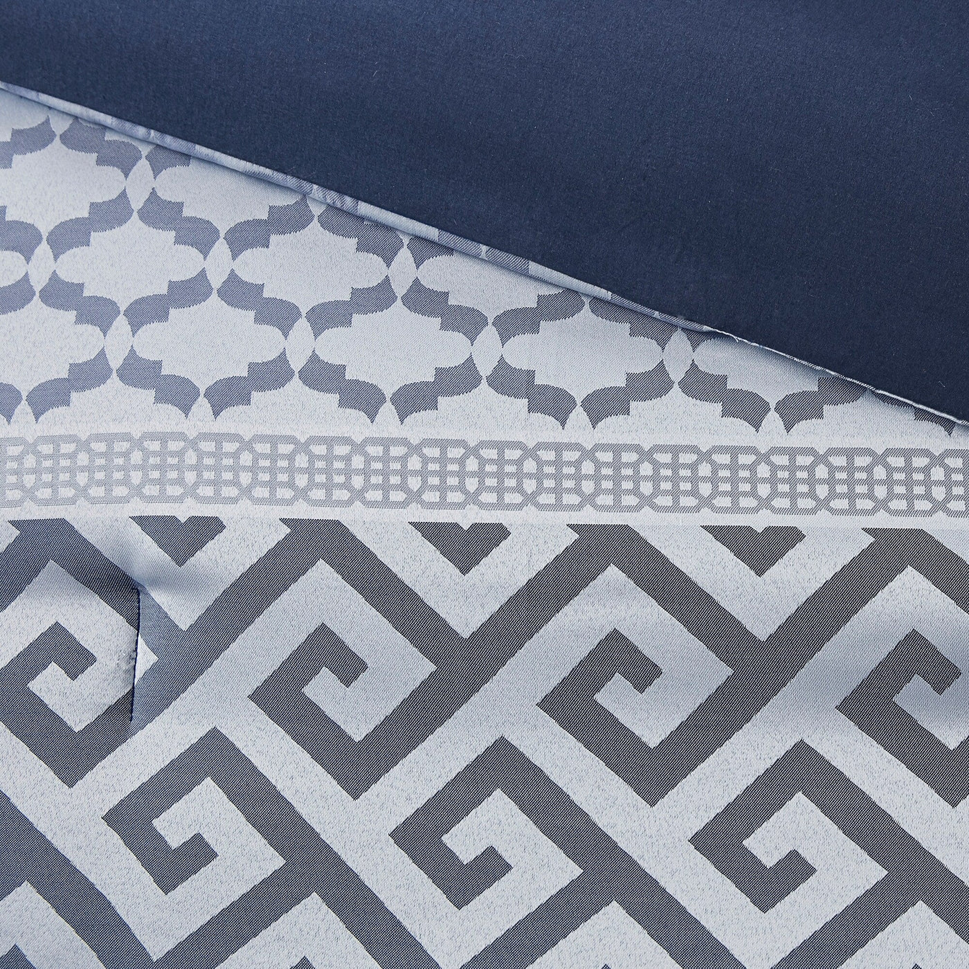 Madison Park Christian 7-piece Geometric Jacquard Comforter Set
