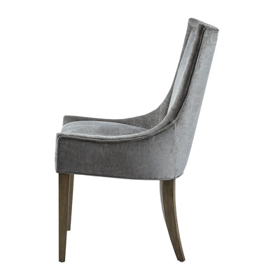 Madison Park Signature Ultra Upholstered Dining Side Chairs With Wood Legs (Set of 2) - N/A