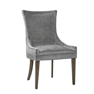 Madison Park Signature Ultra Upholstered Dining Side Chairs With Wood Legs (Set of 2) - N/A