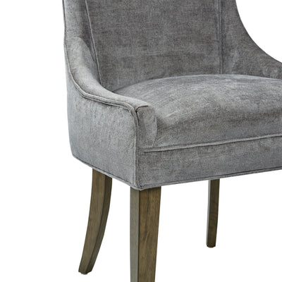 Madison Park Signature Ultra Upholstered Dining Side Chairs With Wood Legs (Set of 2) - N/A