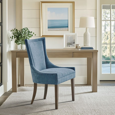 Madison Park Signature Ultra Upholstered Dining Side Chairs With Wood Legs (Set of 2) - N/A