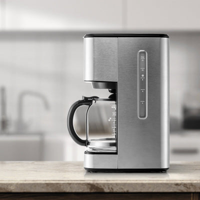 Melitta Aroma Tocco Plus 12-cup Hot and Iced Drip Coffee Maker with Glass Carafe and Touch Control Display
