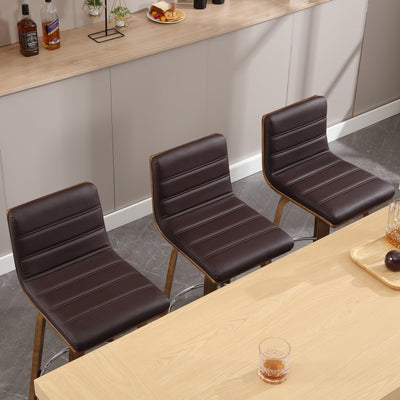 26/29 Faux Leather Swivel Bar/Counter Stools, Set of 2/3