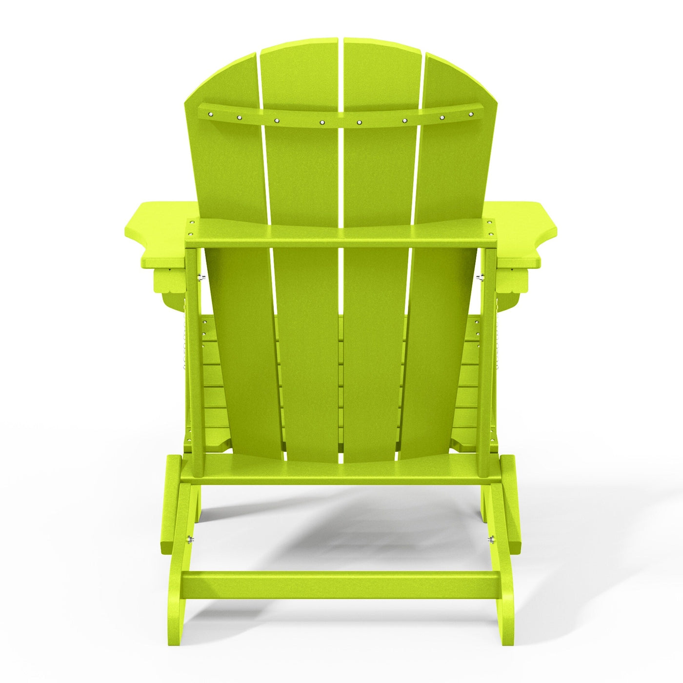 Polytrends Laguna Weather Resistant Outdoor Patio Folding Adirondack Chairs (Set of 2)