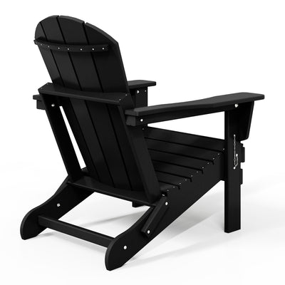 Polytrends Laguna Weather Resistant Outdoor Patio Folding Adirondack Chairs (Set of 2)