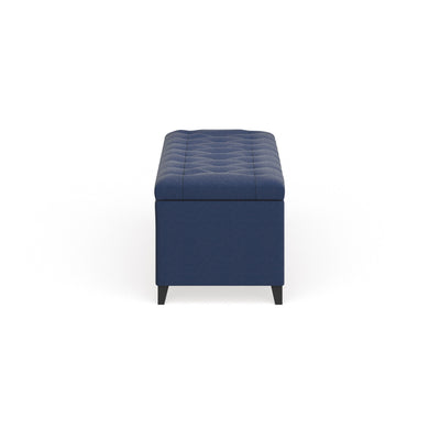 Madison Park Sasha Tufted Top Upholstered Storage Bench