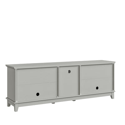 Rustic 72-Inch TV Stand with Adjustable Shelves, Hidden Storage - 72 in Width