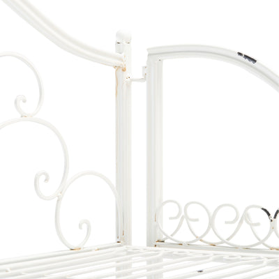 SAFAVIEH Bryn Victorian Wrought Iron 4-Tier Outdoor Bakers Rack - 25 In. W x 15 In. D x 63 In. H - 25W x 15D x 63H