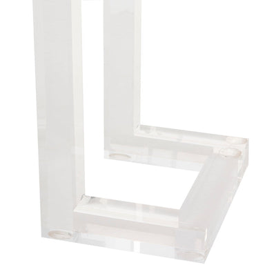 SAFAVIEH Couture Camryn Acrylic Console Table - Clear - 60 W x 10 L x 30 H - 52Wx10Dx30H