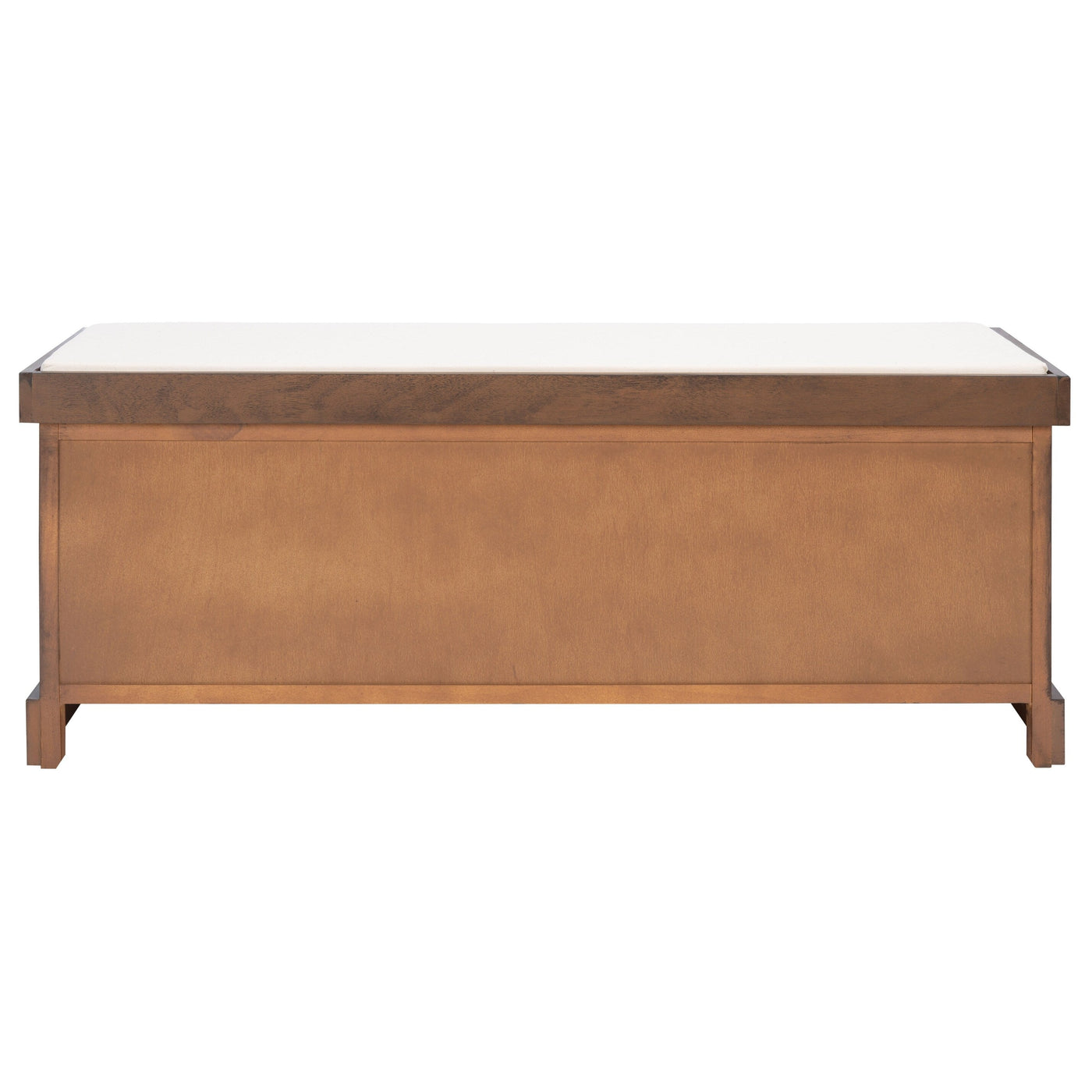 SAFAVIEH Fiorello 3-Drawer with Cushion Storage Bench - 47.3 W x 15 L x 19 H - 47Wx15Dx19H