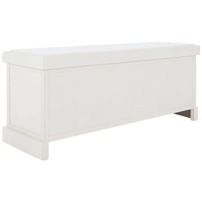 SAFAVIEH Fiorello 3-Drawer with Cushion Storage Bench - 47.3 W x 15 L x 19 H - 47Wx15Dx19H