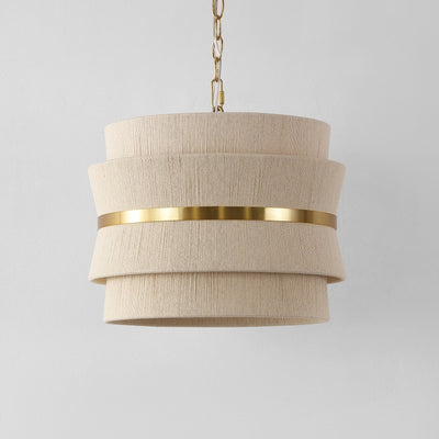 SAFAVIEH Oprea 3-Light Adjustable Hanging Pendant Light Fixture (LED Bulbs Included) - 16 x 16 x 16.5-72.5