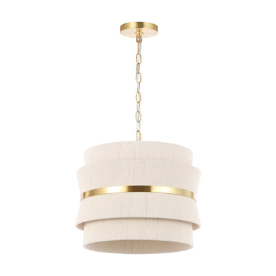 SAFAVIEH Oprea 3-Light Adjustable Hanging Pendant Light Fixture (LED Bulbs Included) - 16 x 16 x 16.5-72.5