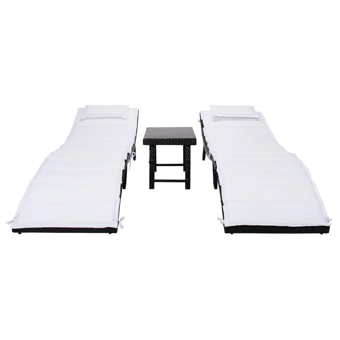 SAFAVIEH Outdoor Blaguna 3-Piece Sun Lounger Set - 83Wx20Dx24H