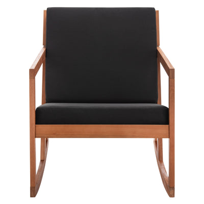 SAFAVIEH Outdoor Makaila Rocking Chair with Cushion - 26W x 31D x 38H