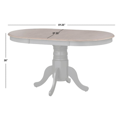 Simple Living Carolina 5-piece Farmhouse Solid Wood Dining Set with Leaf
