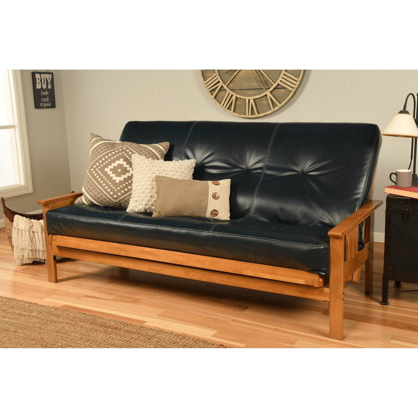 Somette High-density Foam and Spring Full-size Replacement Futon Mattress Only (Frame Not Included)