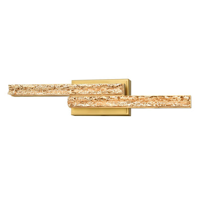 Stagger Integrated LED Brass Vanity Light